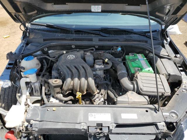 3VW2K7AJ1EM214192 - 2014 VOLKSWAGEN JETTA BASE GRAY photo 11