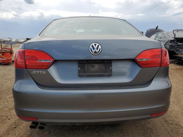 3VW2K7AJ1EM214192 - 2014 VOLKSWAGEN JETTA BASE GRAY photo 6