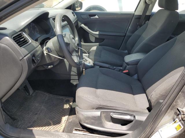 3VW2K7AJ1EM214192 - 2014 VOLKSWAGEN JETTA BASE GRAY photo 7