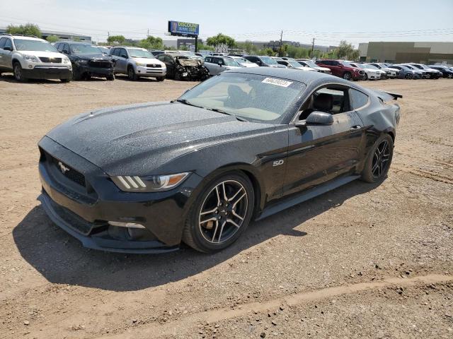 1FA6P8CF5F5375307 - 2015 FORD MUSTANG GT BLACK photo 1