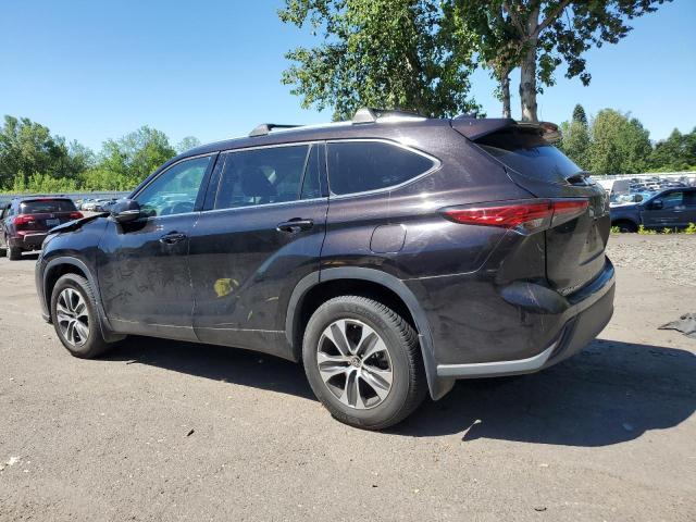 5TDHZRBH6MS096784 - 2021 TOYOTA HIGHLANDER XLE BURGUNDY photo 2