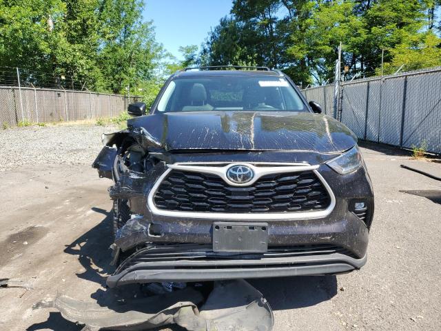 5TDHZRBH6MS096784 - 2021 TOYOTA HIGHLANDER XLE BURGUNDY photo 5
