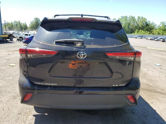 5TDHZRBH6MS096784 - 2021 TOYOTA HIGHLANDER XLE BURGUNDY photo 6