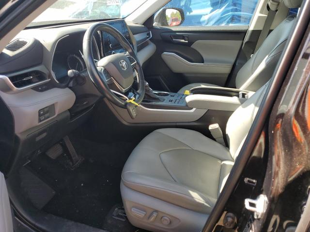 5TDHZRBH6MS096784 - 2021 TOYOTA HIGHLANDER XLE BURGUNDY photo 7