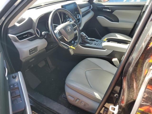 5TDHZRBH6MS096784 - 2021 TOYOTA HIGHLANDER XLE BURGUNDY photo 8