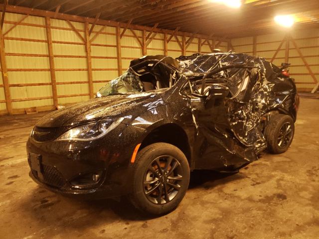 2C4RC3BG3LR288794 - 2020 CHRYSLER PACIFICA TOURING L BLACK photo 2