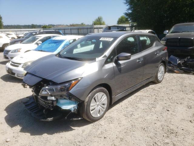 1N4AZ1BV1PC554235 - 2023 NISSAN LEAF S GRAY photo 1