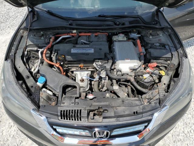 1HGCR6F52EA008550 - 2014 HONDA ACCORD HYBRID EXL GRAY photo 11