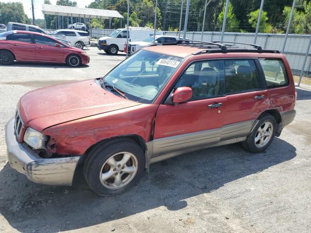JF1SF65522H736740 - 2002 SUBARU FORESTER S RED photo 1