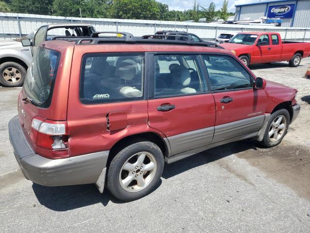 JF1SF65522H736740 - 2002 SUBARU FORESTER S RED photo 3