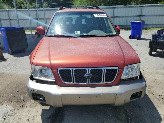 JF1SF65522H736740 - 2002 SUBARU FORESTER S RED photo 5