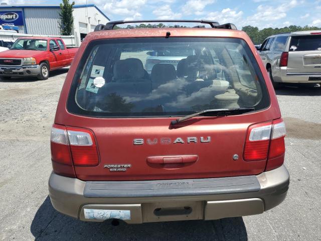 JF1SF65522H736740 - 2002 SUBARU FORESTER S RED photo 6