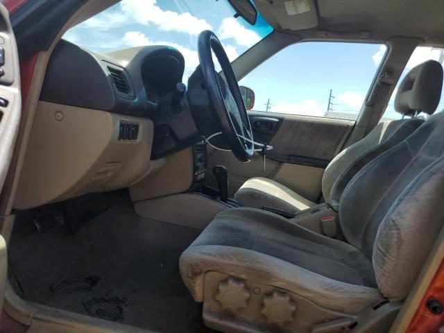 JF1SF65522H736740 - 2002 SUBARU FORESTER S RED photo 7