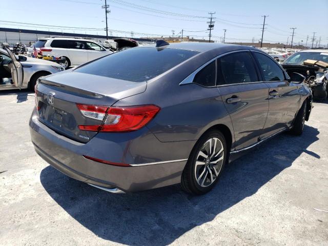 1HGCV3F43MA005138 - 2021 HONDA ACCORD HYBRID EX GRAY photo 3