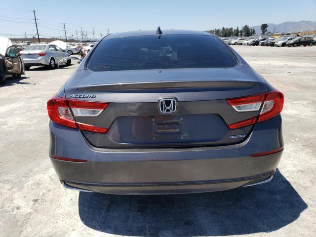 1HGCV3F43MA005138 - 2021 HONDA ACCORD HYBRID EX GRAY photo 6