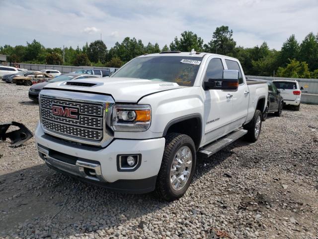 1GT12SEY2KF180283 - 2019 GMC SIERRA K2500 DENALI WHITE photo 1