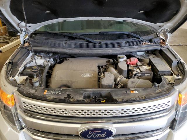 1FM5K8D81FGA93170 - 2015 FORD EXPLORER XLT WHITE photo 11