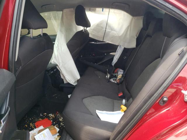 4T1C11AK6MU447362 - 2021 TOYOTA CAMRY LE RED photo 10