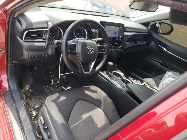 4T1C11AK6MU447362 - 2021 TOYOTA CAMRY LE RED photo 8