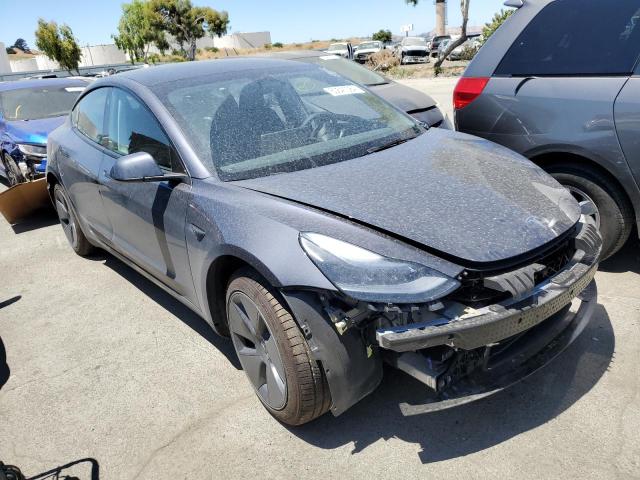 5YJ3E1EA7PF684496 - 2023 TESLA MODEL 3 GRAY photo 4