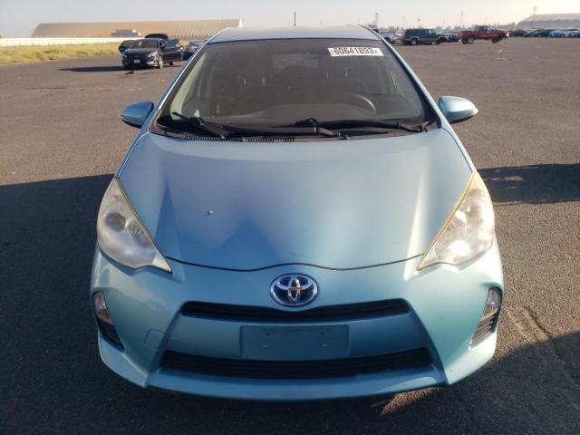 JTDKDTB33C1030453 - 2012 TOYOTA PRIUS C TURQUOISE photo 5