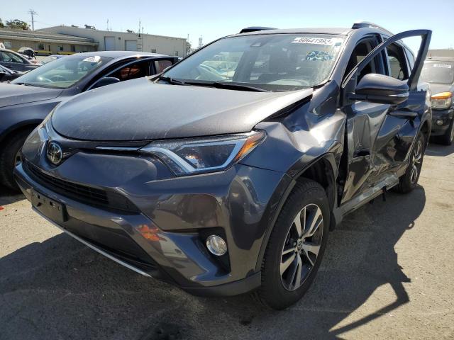 JTMRFREVXJJ202841 - 2018 TOYOTA RAV4 ADVENTURE GRAY photo 1