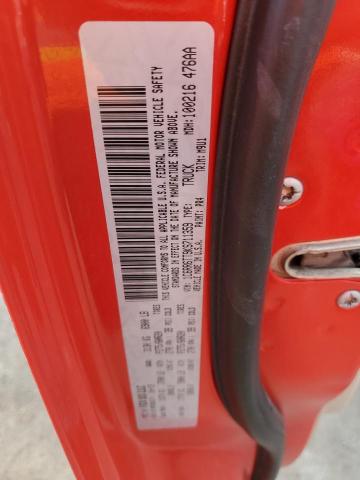 1C6RR6TT9KS711359 - 2019 RAM 1500 CLASS SLT 红色 照片 12