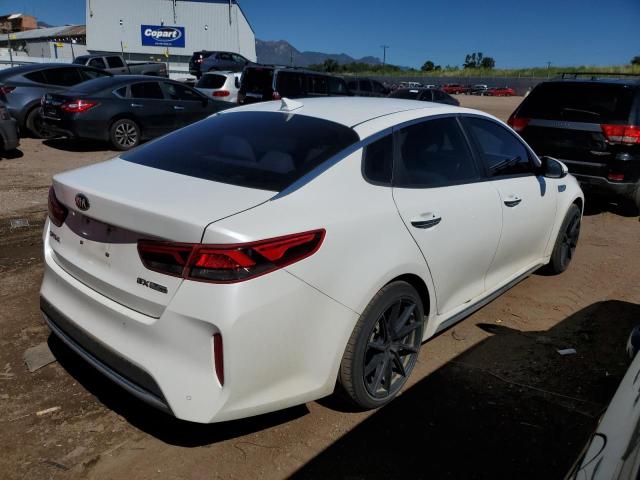 KNAGU4LE7L5044809 - 2020 KIA OPTIMA HYBRID EX WHITE photo 3