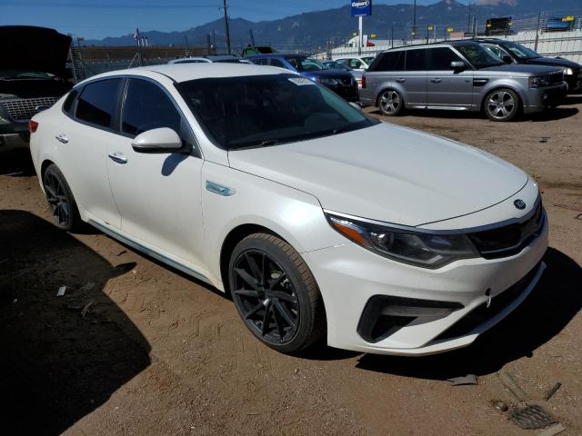 KNAGU4LE7L5044809 - 2020 KIA OPTIMA HYBRID EX WHITE photo 4