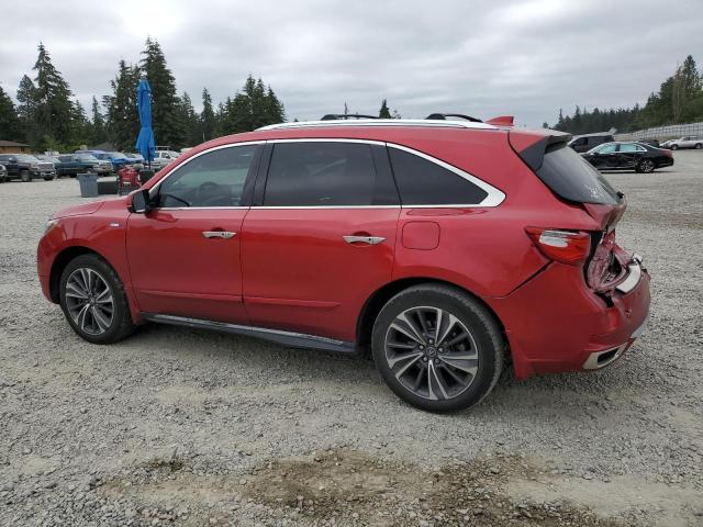 5J8YD7H55KL000661 - 2019 ACURA MDX SPORT HYBRID TECHNOLOGY RED photo 2