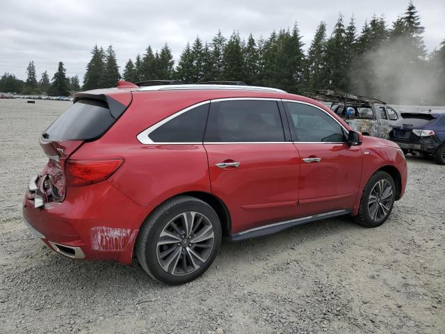 5J8YD7H55KL000661 - 2019 ACURA MDX SPORT HYBRID TECHNOLOGY RED photo 3