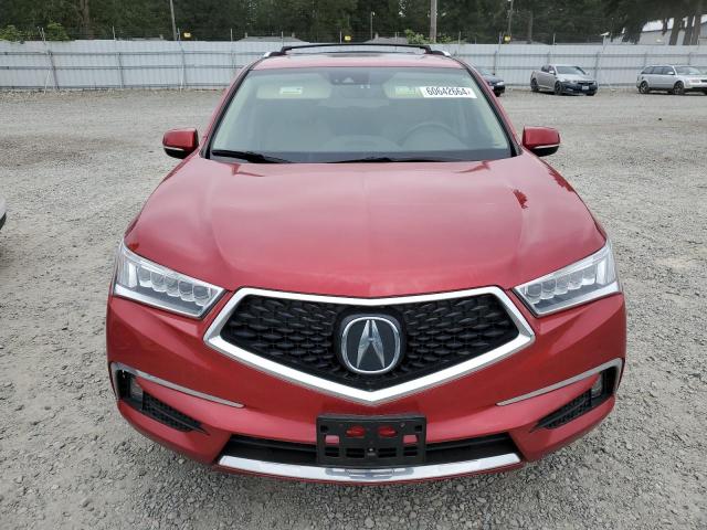 5J8YD7H55KL000661 - 2019 ACURA MDX SPORT HYBRID TECHNOLOGY RED photo 5