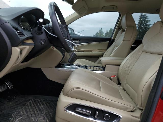 5J8YD7H55KL000661 - 2019 ACURA MDX SPORT HYBRID TECHNOLOGY RED photo 7