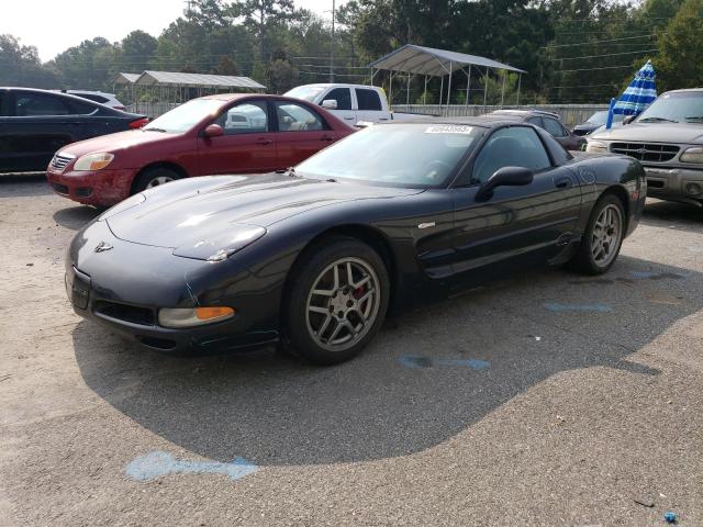 1G1YY12SX25114084 - 2002 CHEVROLET CORVETTE Z06 BLACK photo 1