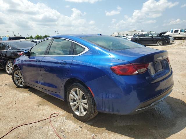 1C3CCCAB2FN554176 - 2015 CHRYSLER 200 LIMITED BLUE photo 2