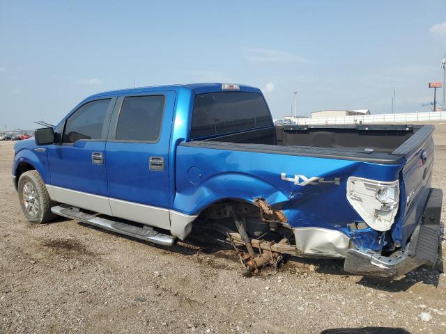 1FTPW14V49FA33151 - 2009 FORD F150 SUPERCREW BLUE photo 2