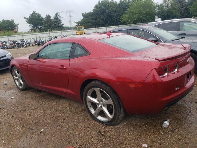 2G1FC1E3XD9242308 - 2013 CHEVROLET CAMARO LT RED photo 2