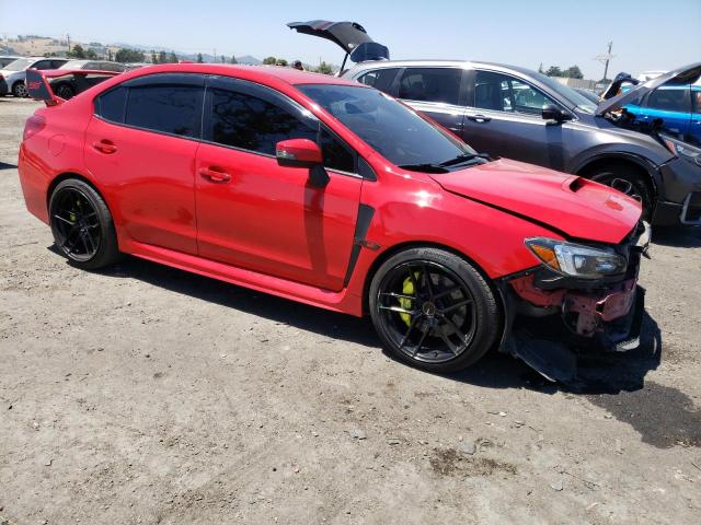 JF1VA2N6XJ9818544 - 2018 SUBARU WRX STI RED photo 4