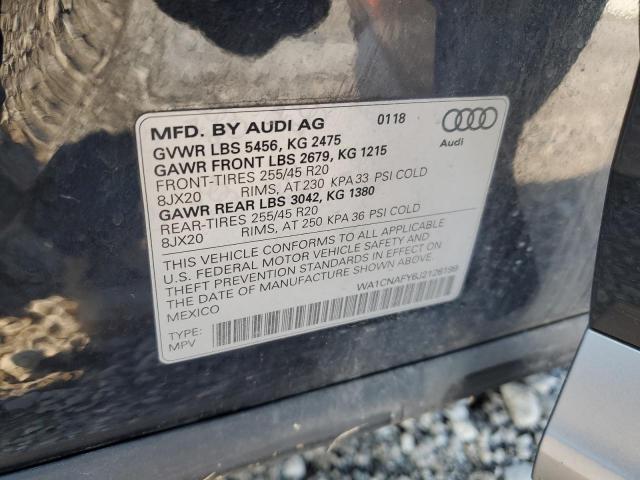 WA1CNAFY6J2126199 - 2018 AUDI Q5 PRESTIGE BLACK photo 14