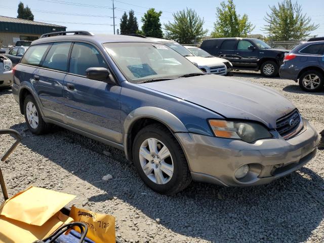 4S4BP61C657368452 - 2005 SUBARU LEGACY OUTBACK 2.5I BLUE photo 4