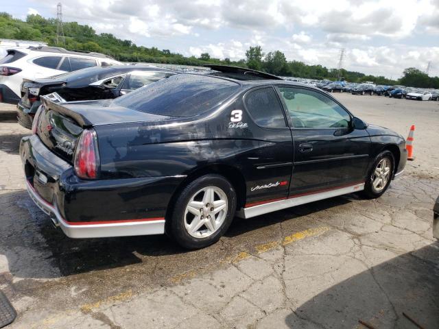 2G1WX15K729240542 - 2002 CHEVROLET MONTE CARL SS BLACK photo 3