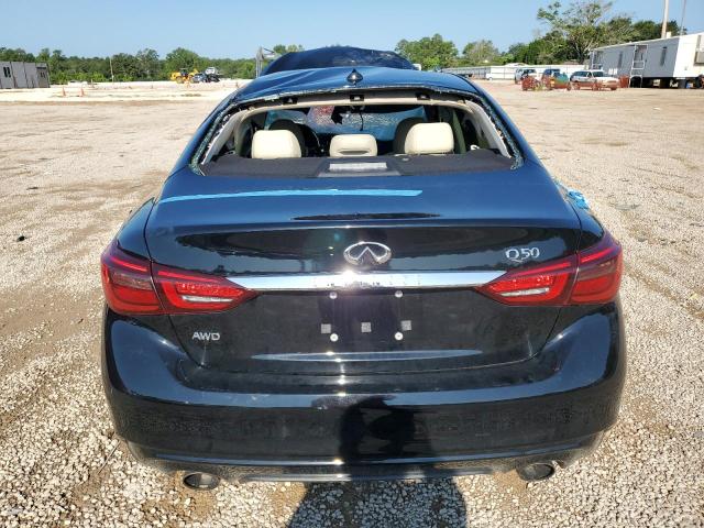 JN1EV7AR2JM444510 - 2018 INFINITI Q50 LUXE BLACK photo 6