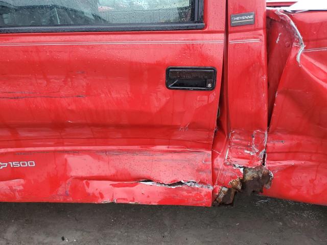 1GCEK14Z2PZ256404 - 1993 CHEVROLET CHEYENNE K1500 RED photo 12