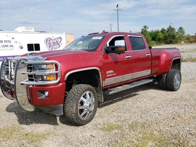 1GC4K1EY4JF199259 - 2018 CHEVROLET SILVERADO K3500 HIGH COUNTRY BURGUNDY photo 1