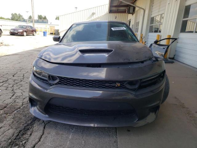 2C3CDXGJ9KH622348 - 2019 DODGE CHARGER SCAT PACK GRAY photo 5