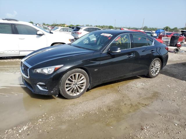 JN1EV7AP5KM514579 - 2019 INFINITI Q50 LUXE BLACK photo 1