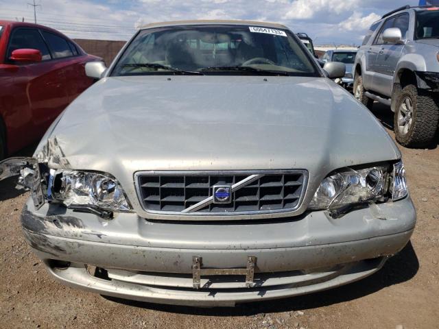 YV1NC62D73J036602 - 2003 VOLVO C70 HPT SILVER photo 5