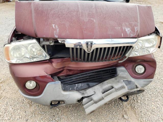 5LMFU27R03LJ13408 - 2003 LINCOLN NAVIGATOR 勃艮第红 照片 12