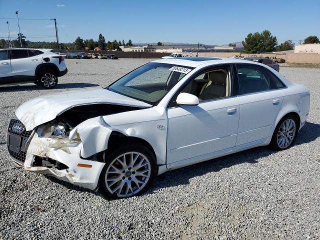 WAUAF78E88A165020 - 2008 AUDI A4 2.0T WHITE photo 1
