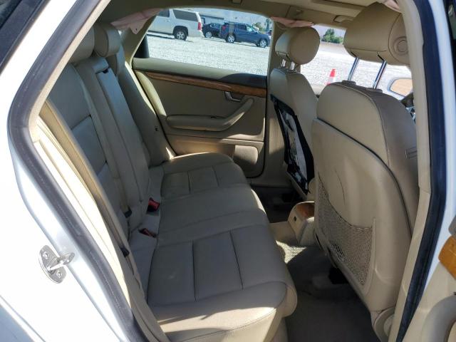 WAUAF78E88A165020 - 2008 AUDI A4 2.0T WHITE photo 10